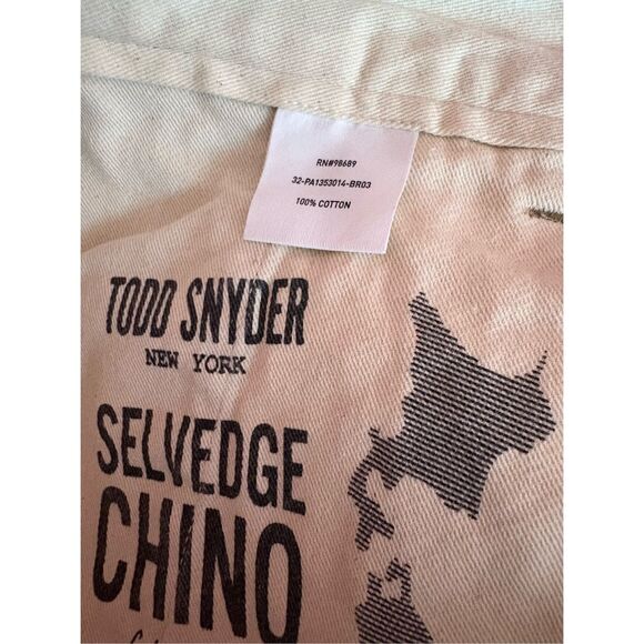 Todd Snyder Selvedge chino pants size 34x34 - Picture 15 of 16